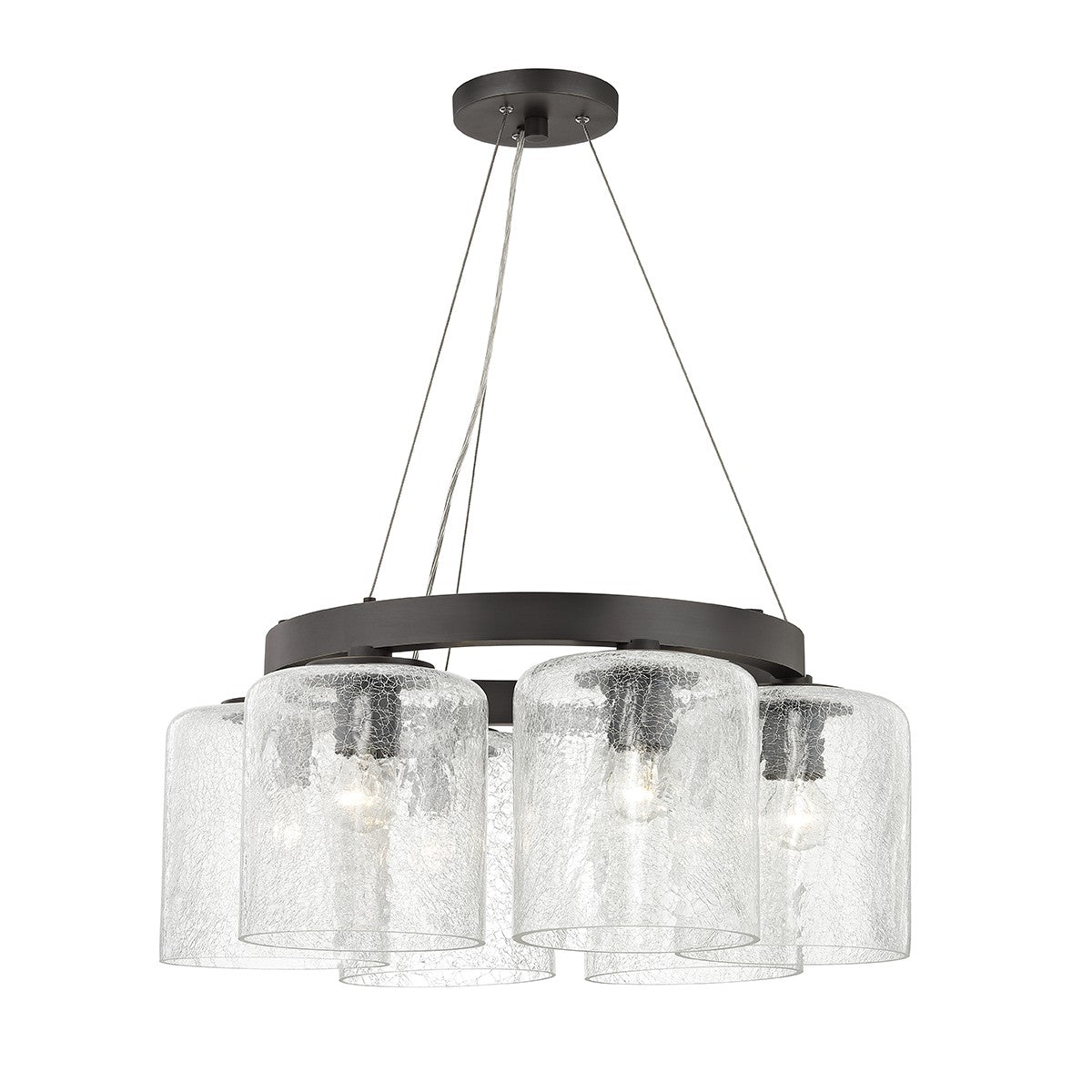 Hudson Valley - 3224-OB - Six Light Chandelier - Charles - Old Bronze