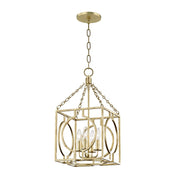 Hudson Valley - 9214-GL - Four Light Pendant - Octavio - Gold Leaf