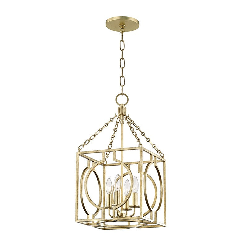 Hudson Valley - 9214-GL - Four Light Pendant - Octavio - Gold Leaf