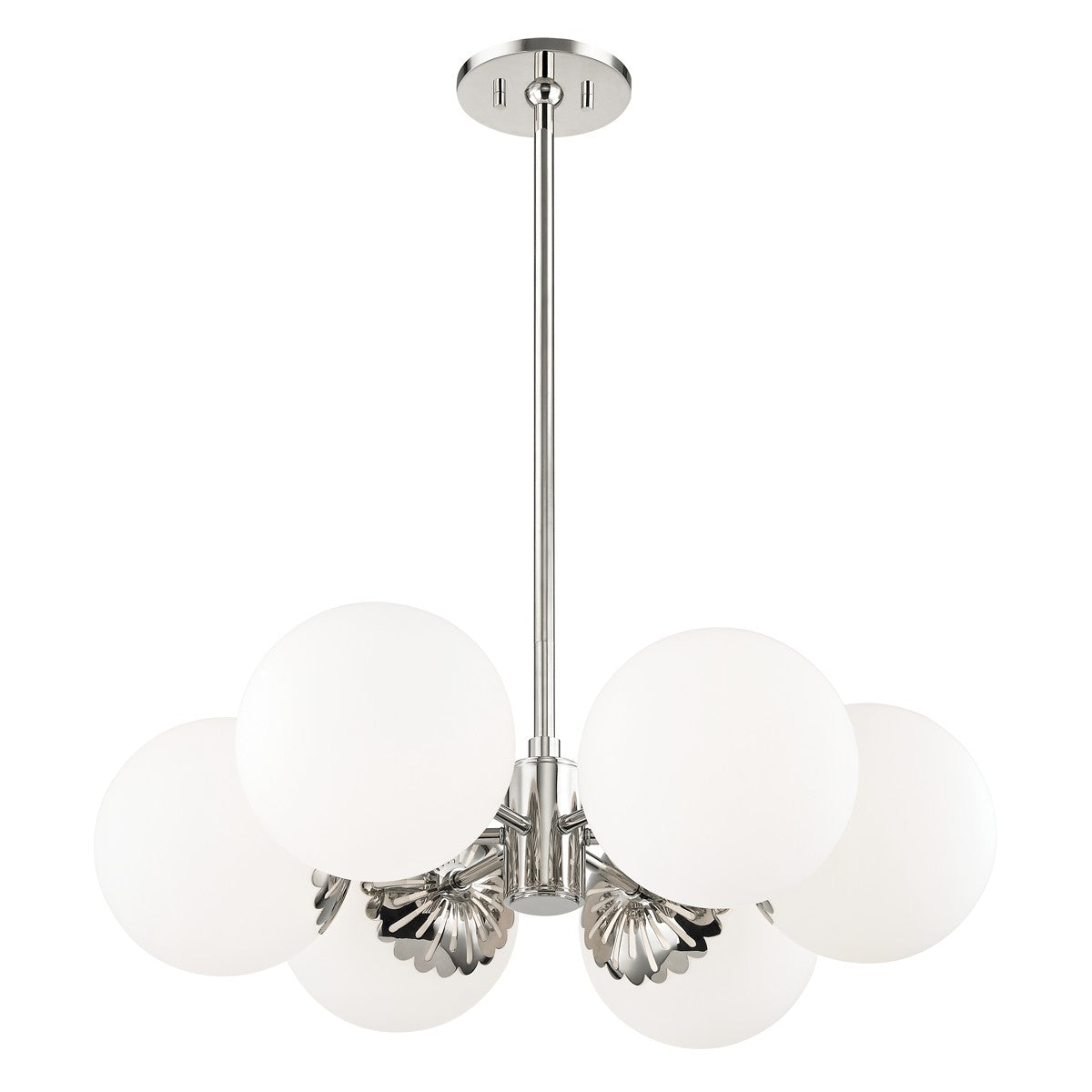 Mitzi - H193806-PN - Six Light Chandelier - Paige - Polished Nickel
