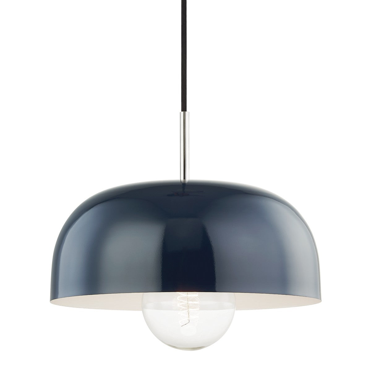 Mitzi - H199701L-PN/NVY - One Light Pendant - Avery - Polished Nickel/Navy