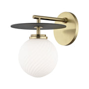 Mitzi - H200101-AGB/BK - LED Wall Sconce - Ellis - Aged Brass/Black