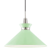 Mitzi - H251701L-PN/MNT - One Light Pendant - Kiki - Polished Nickel/Mint