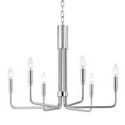 Mitzi - H261806-PN - Six Light Chandelier - Brigitte - Polished Nickel