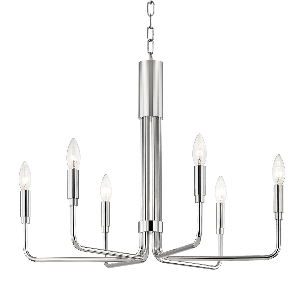 Mitzi - H261806-PN - Six Light Chandelier - Brigitte - Polished Nickel