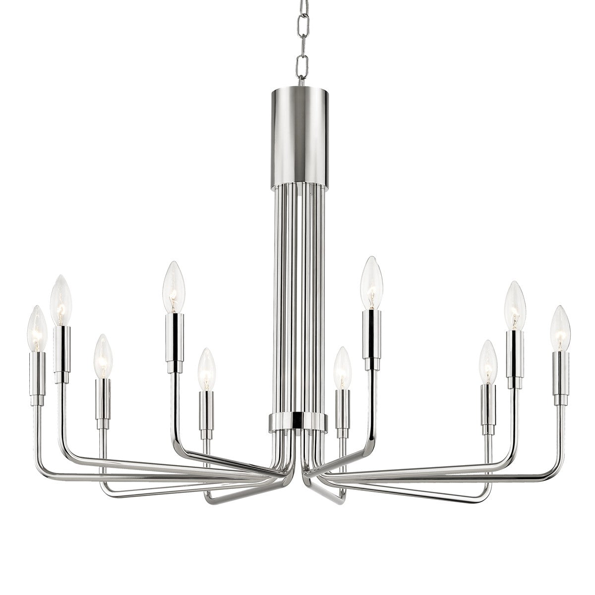 Mitzi - H261810-PN - Ten Light Chandelier - Brigitte - Polished Nickel