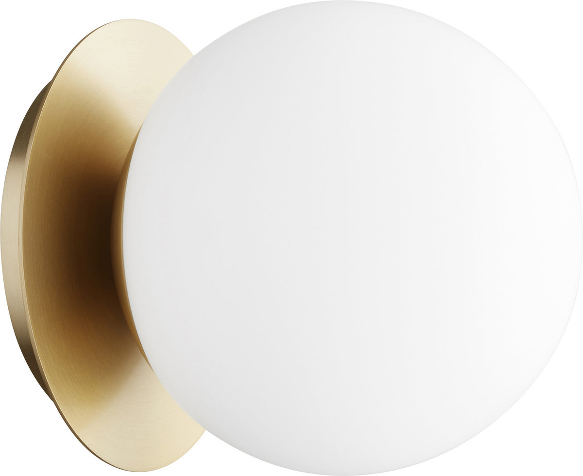 Quorum - 339-1-80 - One Light Wall Mount - Jasper - Aged Brass