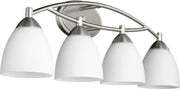 Quorum - 5069-4-65 - Four Light Vanity - Barkley - Satin Nickel