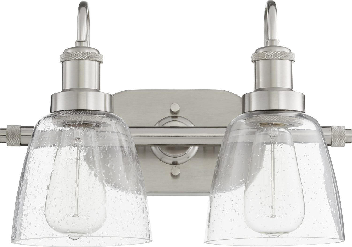 Quorum - 508-2-65 - Two Light Vanity - Hollis - Satin Nickel