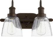 Quorum - 508-2-86 - Two Light Vanity - Hollis - Oiled Bronze