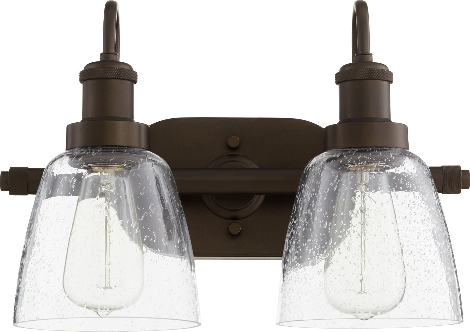 Quorum - 508-2-86 - Two Light Vanity - Hollis - Oiled Bronze