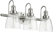 Quorum - 508-3-65 - Three Light Vanity - Hollis - Satin Nickel