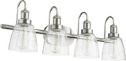 Quorum - 508-4-65 - Four Light Vanity - Hollis - Satin Nickel