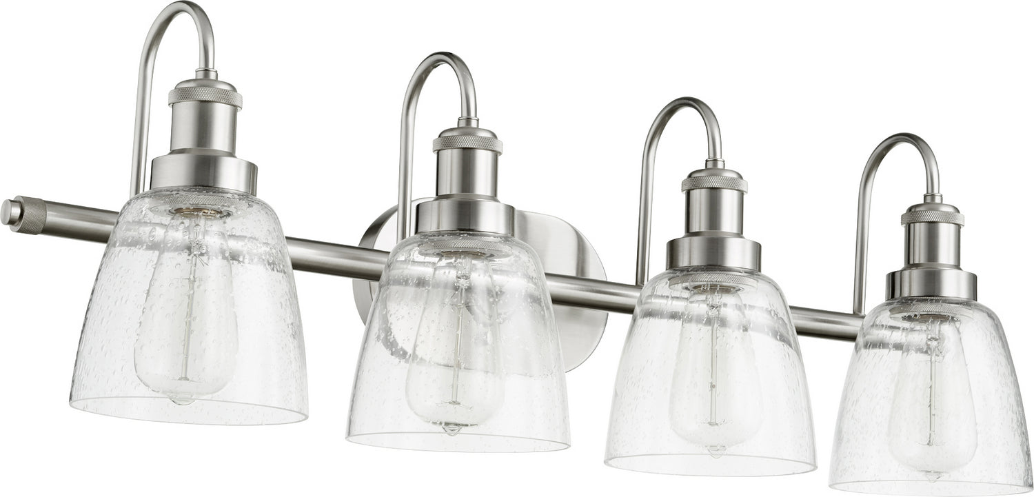 Quorum - 508-4-65 - Four Light Vanity - Hollis - Satin Nickel