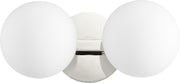 Quorum - 539-2-62 - Two Light Vanity - Jasper - Polished Nickel