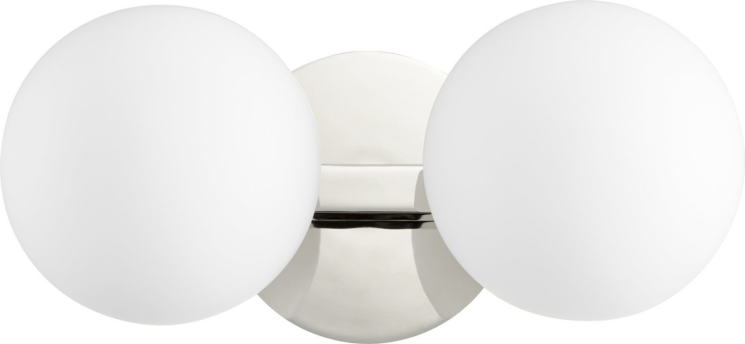 Quorum - 539-2-62 - Two Light Vanity - Jasper - Polished Nickel