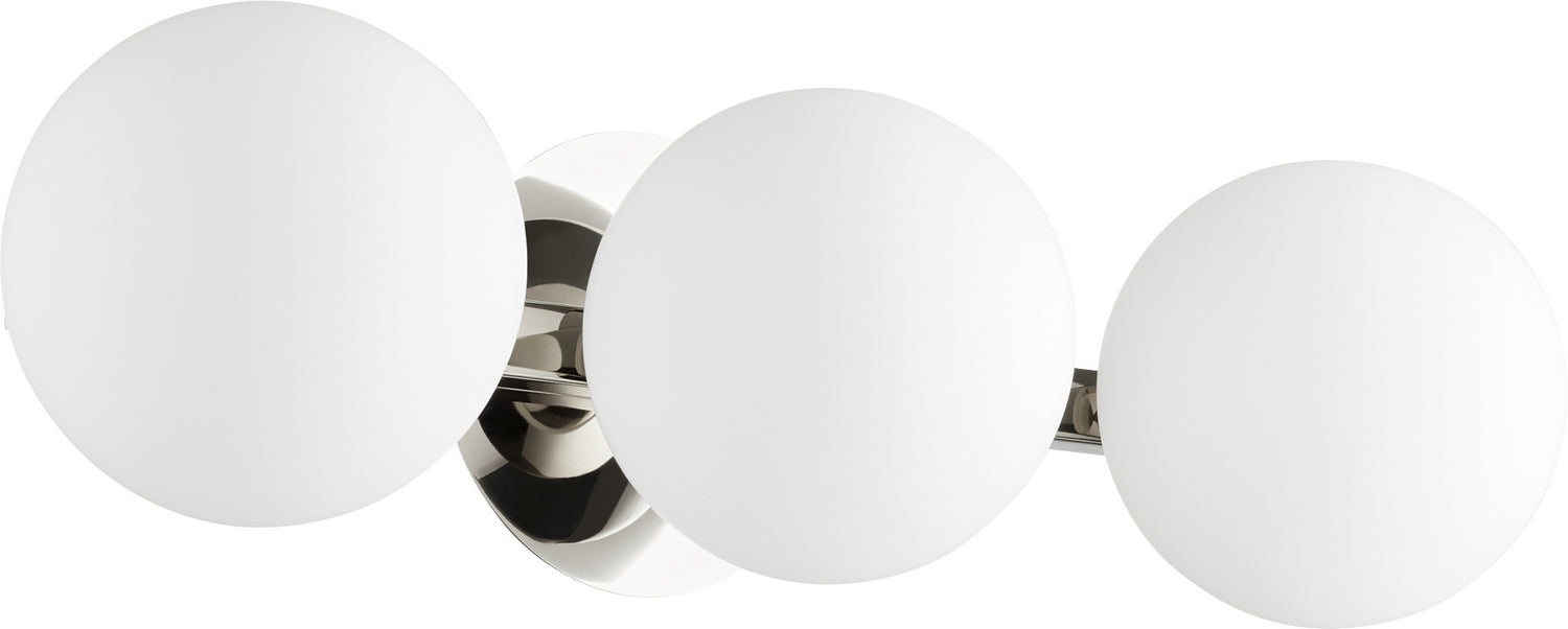 Quorum - 539-3-62 - Three Light Vanity - Jasper - Polished Nickel