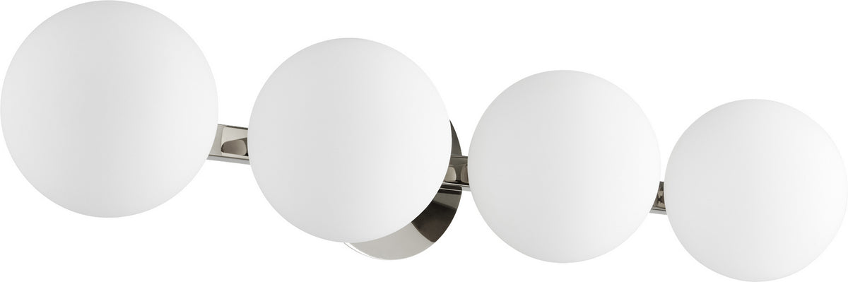 Quorum - 539-4-62 - Four Light Vanity - Jasper - Polished Nickel