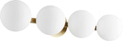 Quorum - 539-4-80 - Four Light Vanity - Jasper - Aged Brass