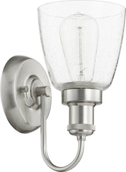 Quorum - 548-1-65 - One Light Wall Mount - HOLLIS - Satin Nickel
