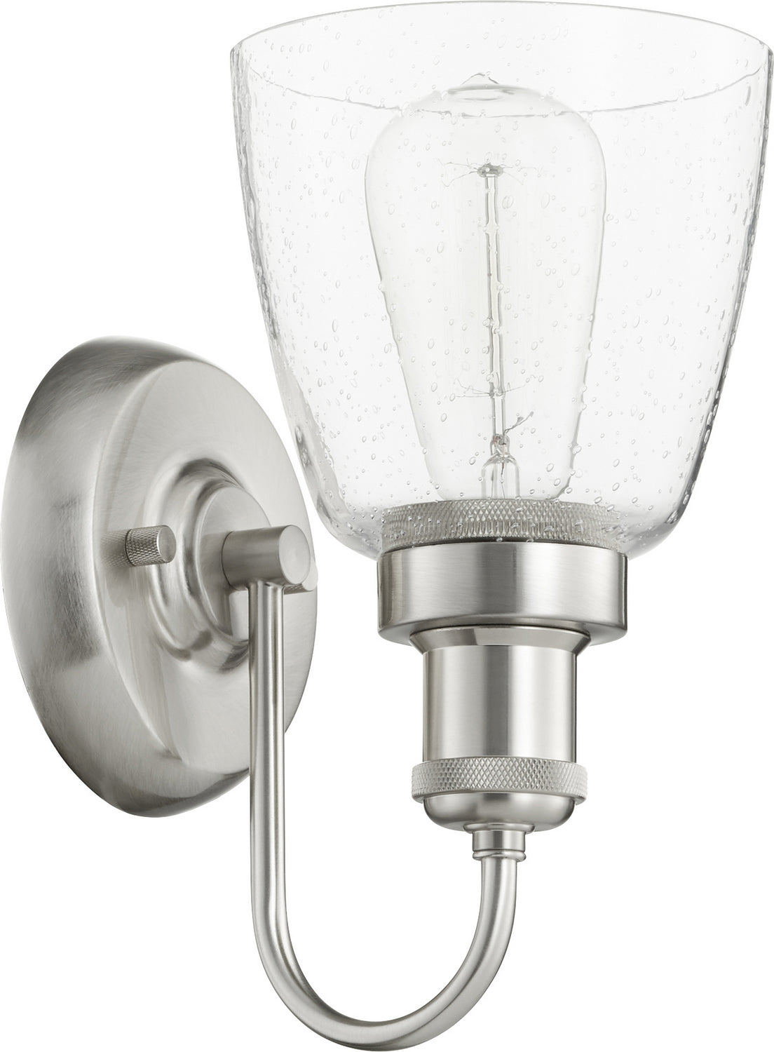 Quorum - 548-1-65 - One Light Wall Mount - HOLLIS - Satin Nickel