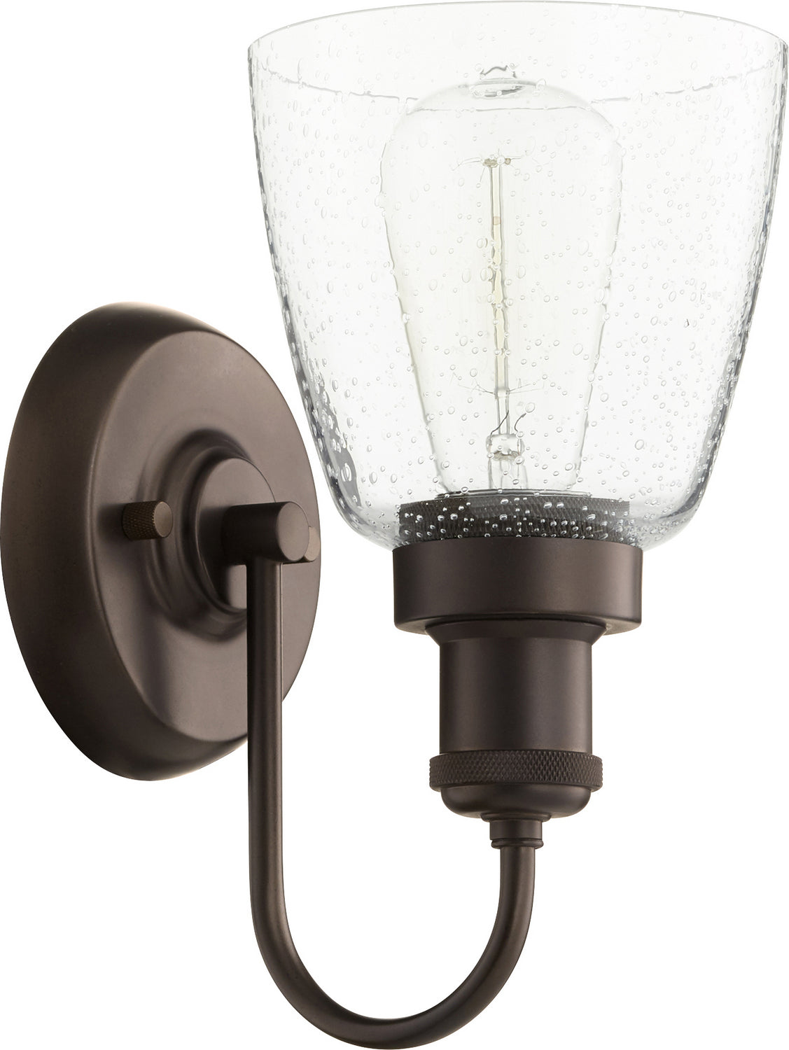 Quorum - 548-1-86 - One Light Wall Mount - Hollis - Oiled Bronze