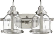 Quorum - 586-2-65 - Two Light Vanity - Denny - Satin Nickel