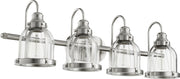 Quorum - 586-4-65 - Four Light Vanity - Denny - Satin Nickel