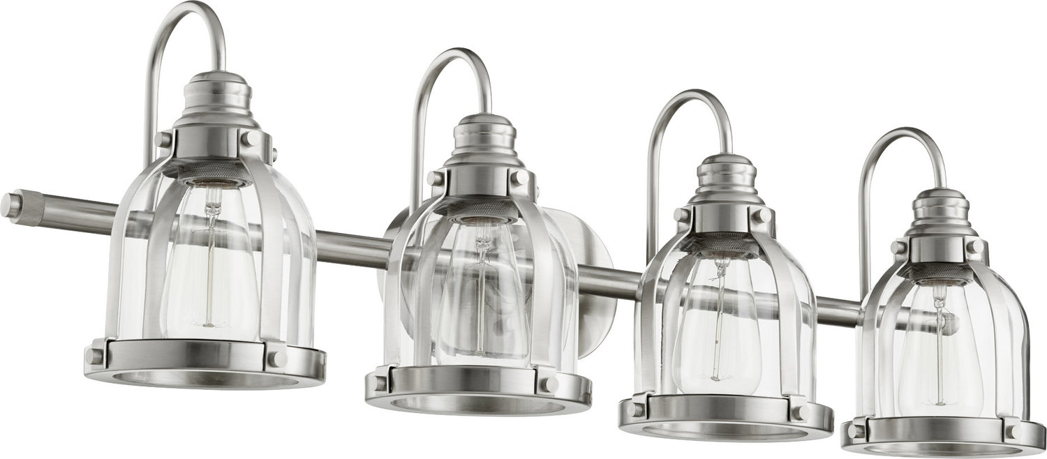 Quorum - 586-4-65 - Four Light Vanity - Denny - Satin Nickel