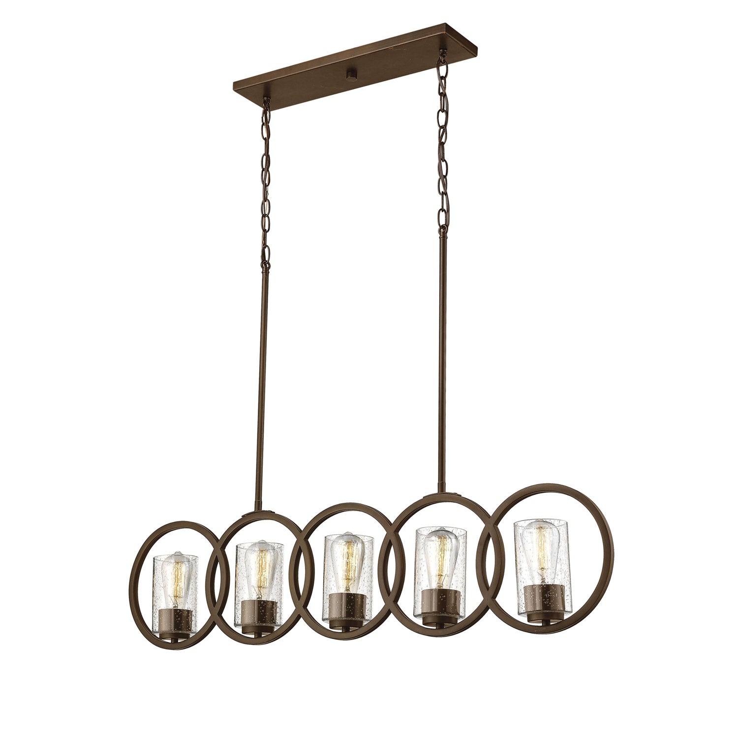 Millennium - 2355-RBZ - Five Light Chandelier - Delano - Rubbed Bronze