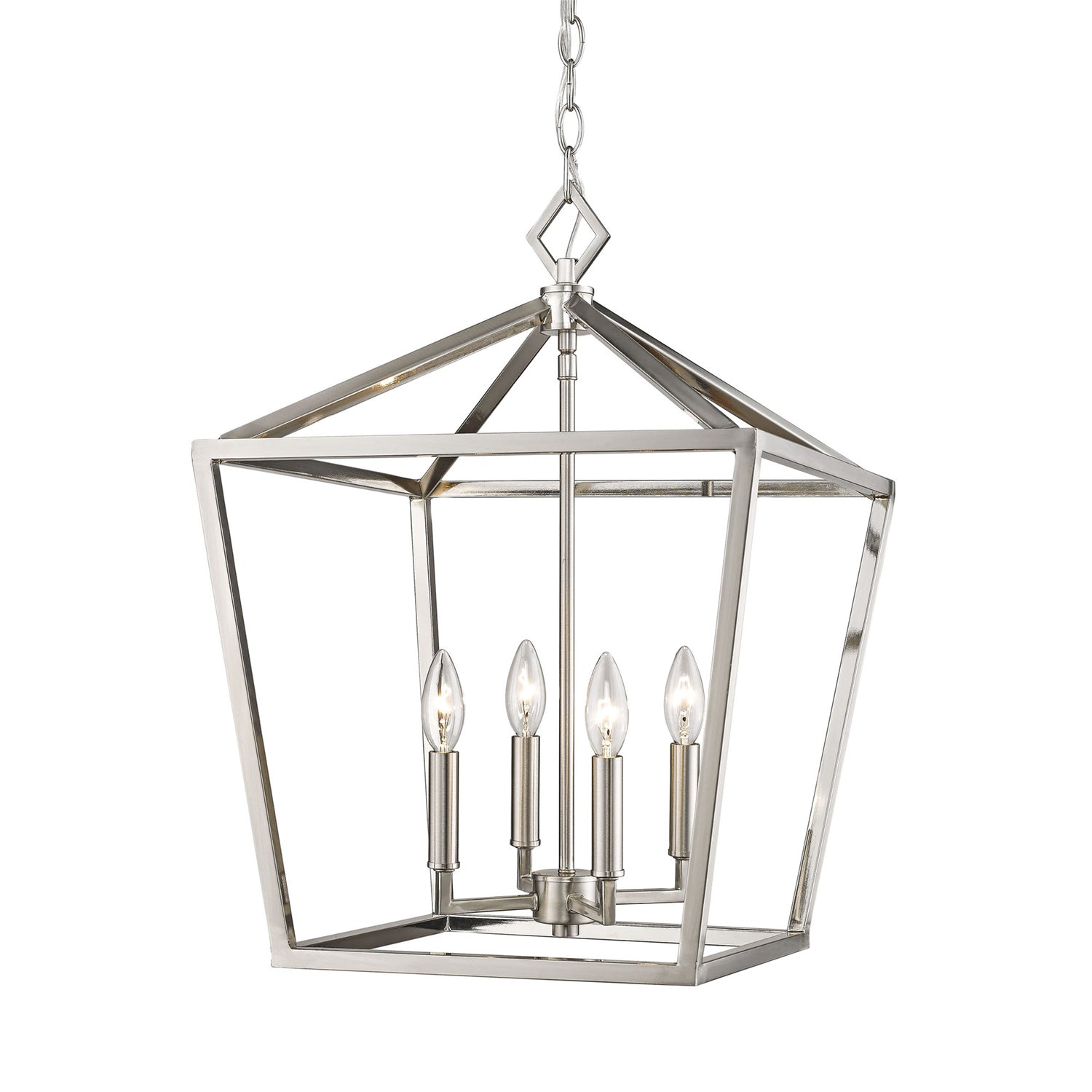 Millennium - 3244-SN - Four Light Pendant - Satin Nickel