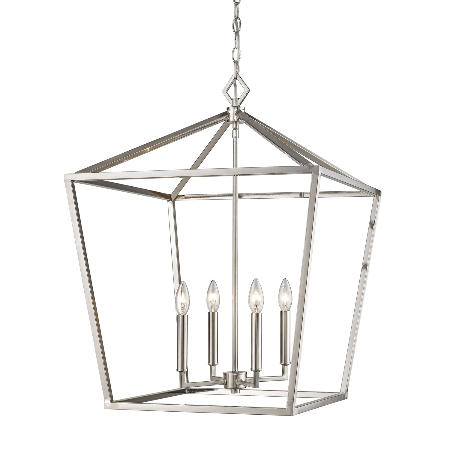 Millennium - 3254-SN - Four Light Pendant - Satin Nickel