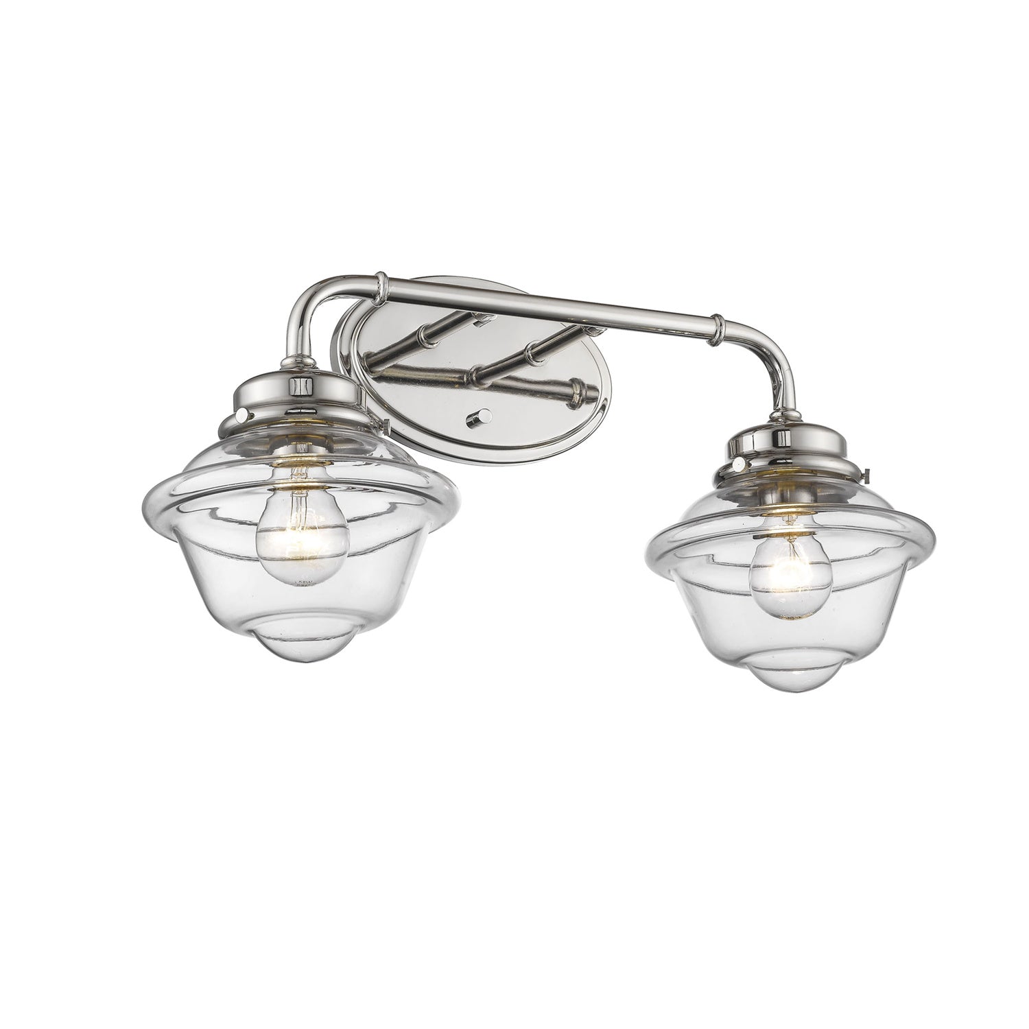 Millennium - 3442-PN - Two Light Vanity - Neo-Industrial - Polished Nickel