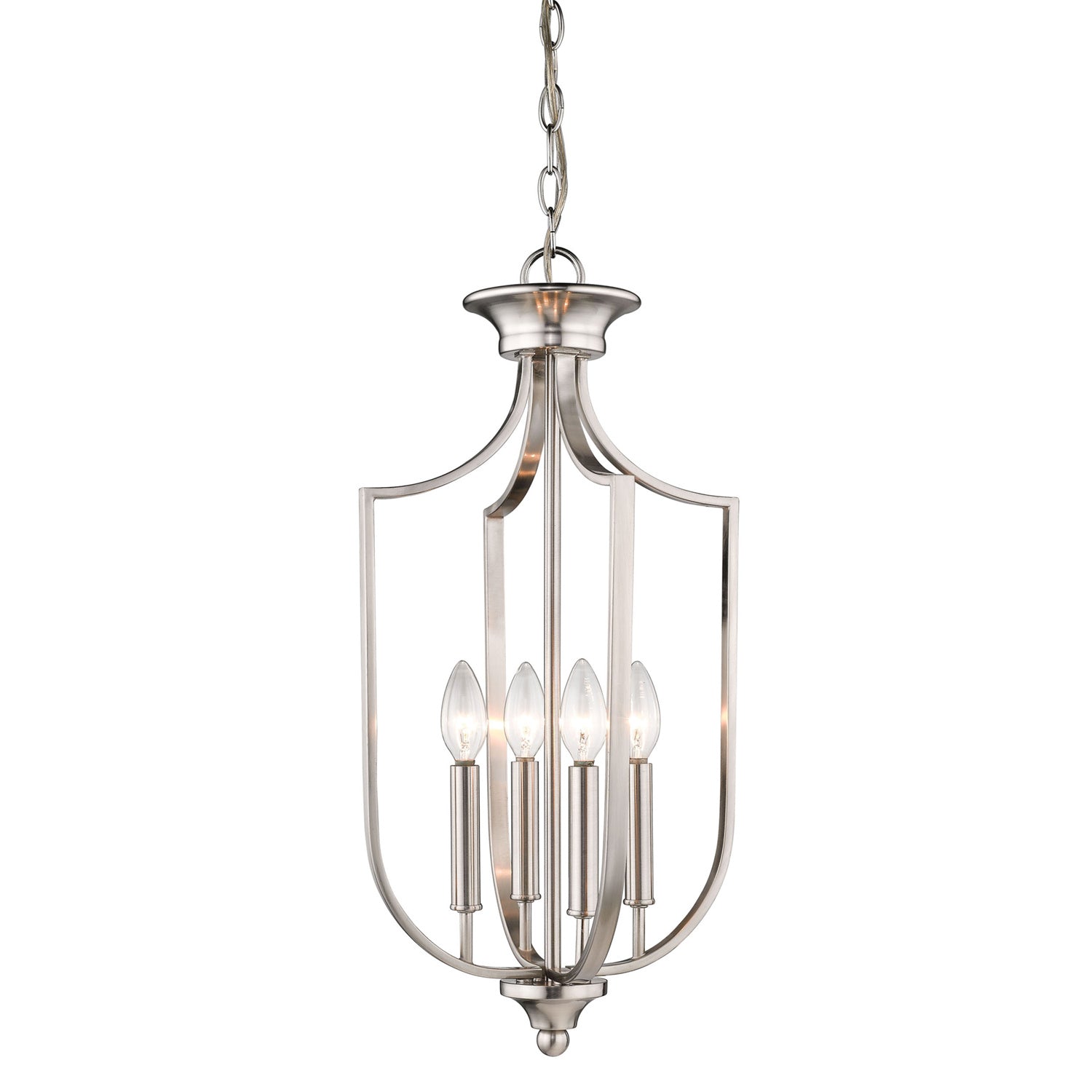 Millennium - 635-BN - Four Light Pendant - Brushed Nickel