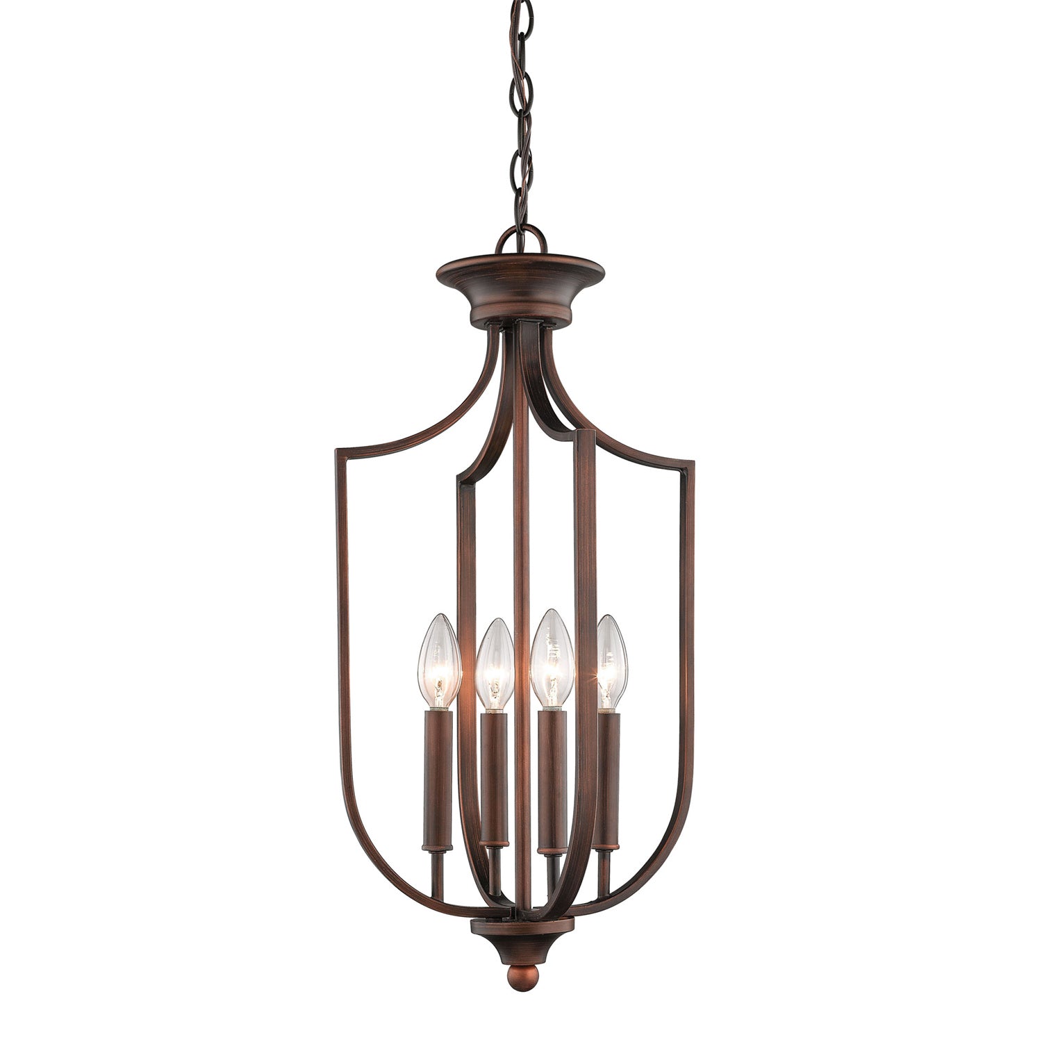 Millennium - 635-RBZ - Four Light Pendant - Rubbed Bronze