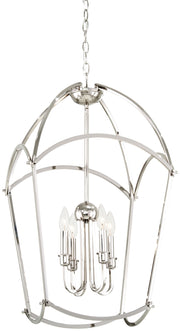 Minka-Lavery - 4774-613 - Four Light Pendant - Jupiter'S Canopy - Polished Nickel