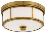 Minka-Lavery - 6368-249 - Three Light Flush Mount - Liberty Gold