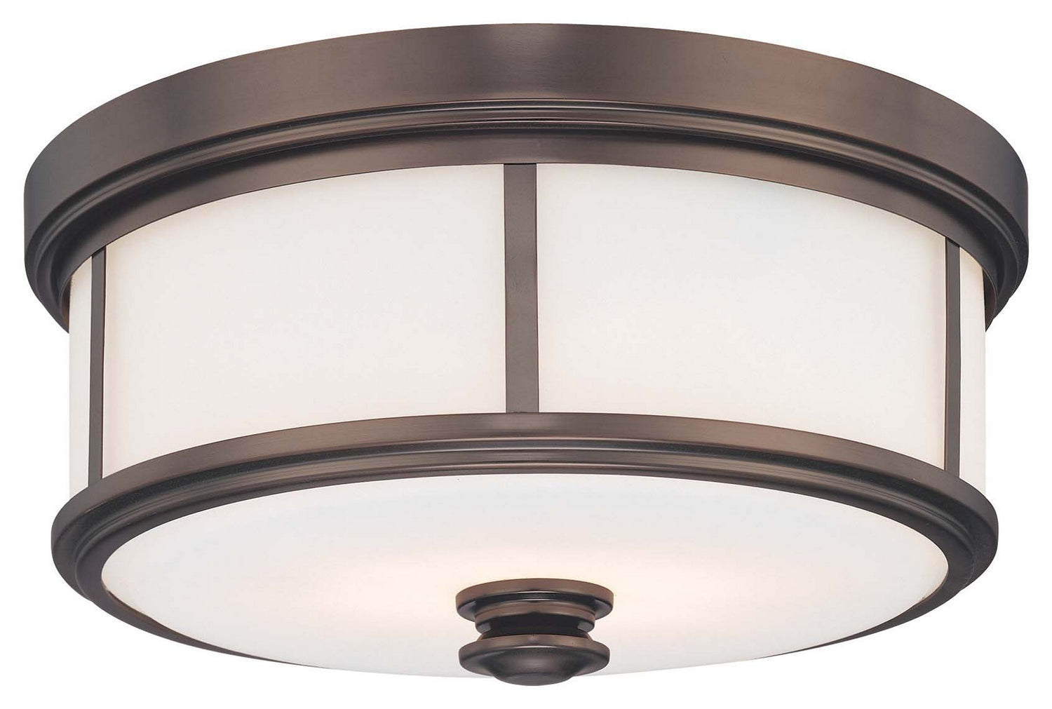 Minka-Lavery - 6368-281 - Three Light Flush Mount - Harvard Court Bronze (Plated)