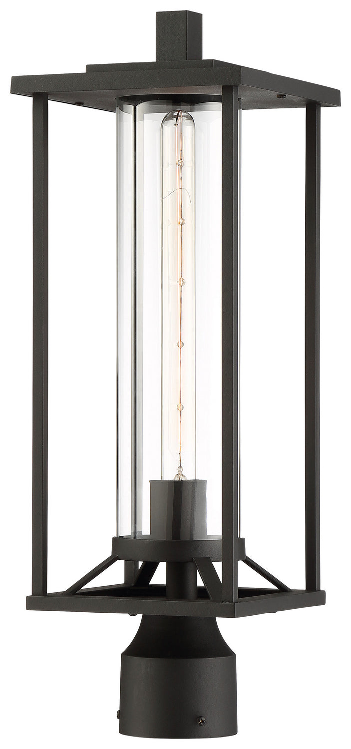 Minka-Lavery - 72476-66 - One Light Post Mount - Trescott - Black