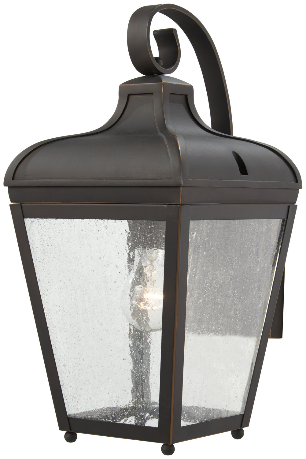 Minka-Lavery - 72481-143C - One Light Outdoor Wall Mount - Marquee - Oil Rubbed Bronze w/Gold Highlights