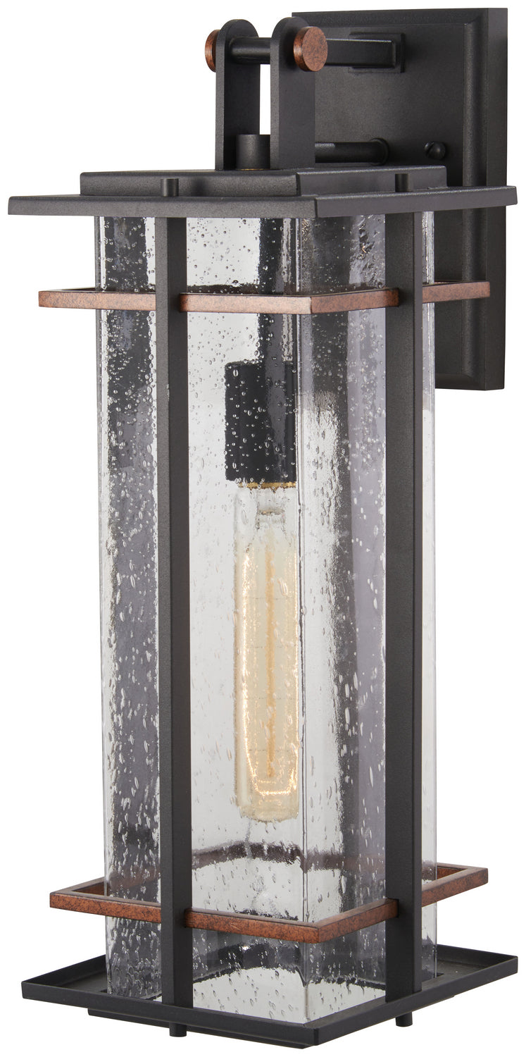 Minka-Lavery - 72493-68 - One Light Outdoor Wall Mount - San Marcos - Black w/Antique Copper