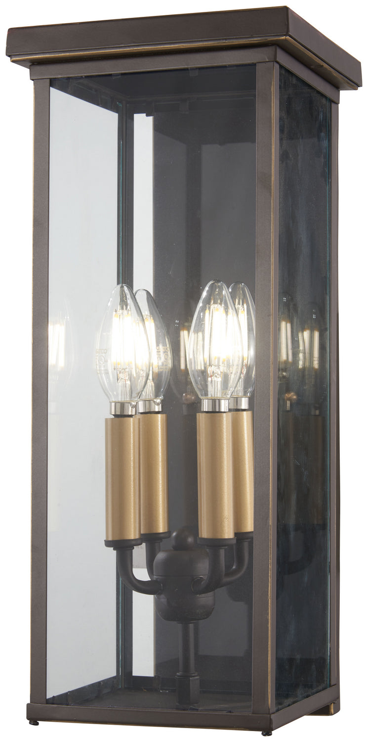 Minka-Lavery - 72582-143C - Four Light Pocket Lantern - Casway - Oil Rubbed Bronze w/Gold Highlights