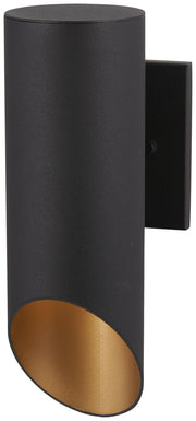 Minka-Lavery - 72611-66G - One Light Outdoor Wall Mount - Pineview Slope - Black w/Gold