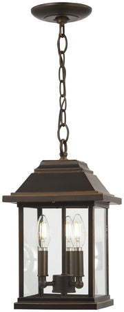 Minka-Lavery - 72634-143C - Three Light Chain Hung Lantern - Mariner's Pointe - Oil Rubbed Bronze w/Gold Highlights