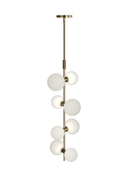 Visual Comfort Modern - 700MDP3GRR - LED Pendant - ModernRail - Aged Brass