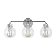 Visual Comfort Studio - VS24403CH - Three Light Vanity - Clara - Chrome