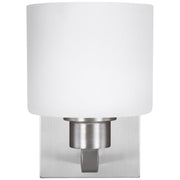 Generation Lighting - 4128801EN3-962 - One Light Wall / Bath Sconce - Canfield - Brushed Nickel