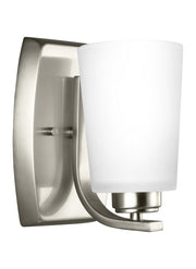 Generation Lighting - 4128901EN3-962 - One Light Wall / Bath Sconce - Franport - Brushed Nickel