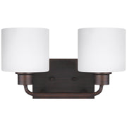 Generation Lighting - 4428802EN3-710 - Two Light Wall / Bath - Canfield - Bronze