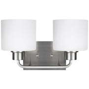 Generation Lighting - 4428802EN3-962 - Two Light Wall / Bath - Canfield - Brushed Nickel